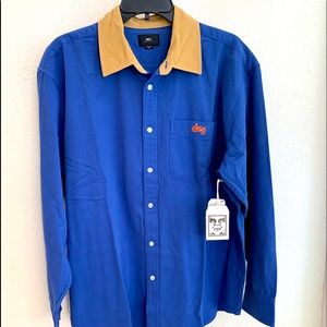 Obey button down polo - Long Sleeves